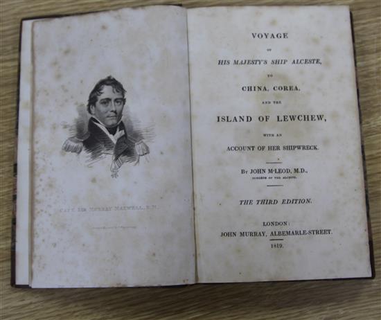 MLeod, John - Voyage of His Majestys Ship Alceste, to China, Corea and the Island of Lewchew, with an account